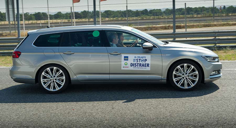 Al volante stop distraer