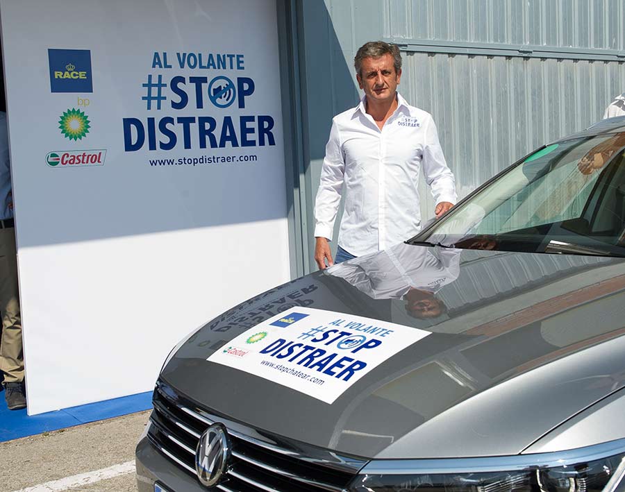 Al volante stop distraer