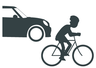 Respeta a los ciclistas