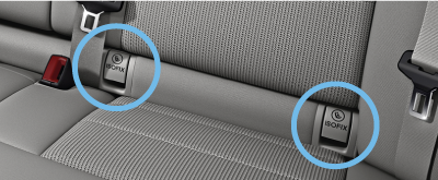 etiquetas sistema isofix