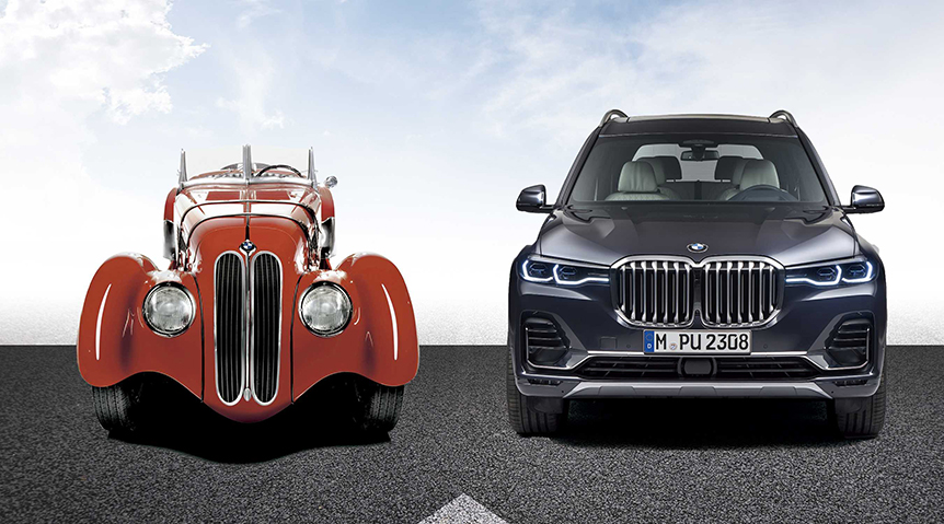 Evolución calandra BMW