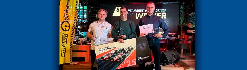 Ángel Cámara mejor conductor joven de Europa 2025