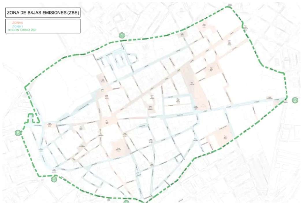 Zona bajas emisiones Alcalá de Henares
